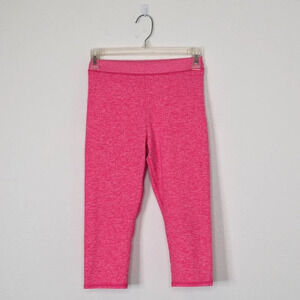 Alo Yoga Leggings Crop Pink Sz XS Mid Rise Gym Workout Sporty Athleisure